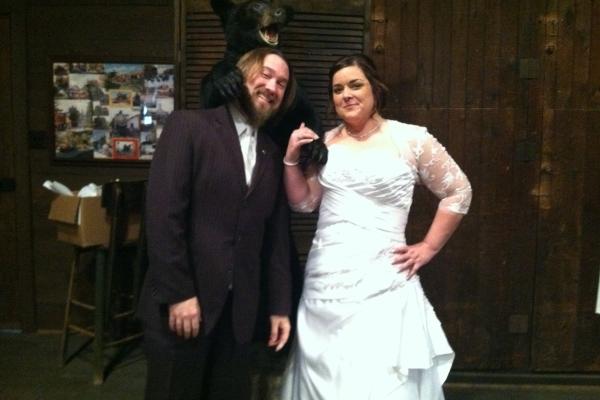 An officiant and a bride walk into a bar. Bear with me here.